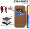 Techsuit - SmartMag kinyitható tok - Samsung Galaxy A15 4G / A15 5G - Barna