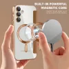 Techsuit - SmartMag kinyitható tok - Samsung Galaxy A15 4G / A15 5G - Barna