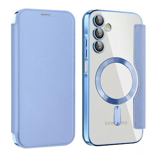 Techsuit - SmartMag kinyitható tok - Samsung Galaxy A15 4G / A15 5G - VIlágoskék