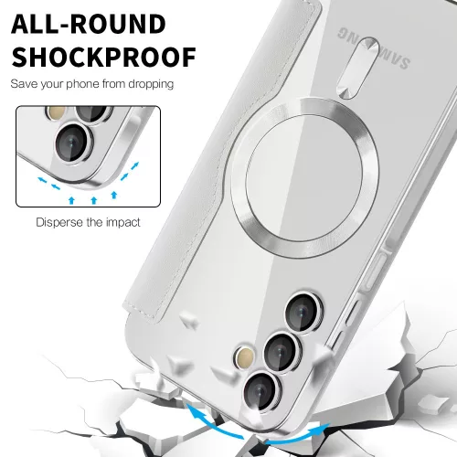 Techsuit - SmartMag kinyitható tok - Samsung Galaxy A15 4G / A15 5G - Szürke