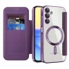 Techsuit - SmartMag kinyitható tok - Samsung Galaxy A15 4G / A15 5G - Lila