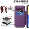 Techsuit - SmartMag kinyitható tok - Samsung Galaxy A15 4G / A15 5G - Lila