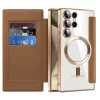 Techsuit - SmartMag Book Case - Samsung Galaxy S24 Ultra - Brown