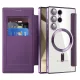 Techsuit - SmartMag Book Case - Samsung Galaxy S24 Ultra - Purple