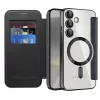 Techsuit - SmartMag kinyitható tok - Samsung Galaxy S24 Plus - Fekete