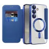Techsuit - SmartMag kinyitható tok - Samsung Galaxy S24 Plus - Kék