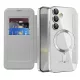 Techsuit - SmartMag kinyitható tok - Samsung Galaxy S24 Plus - Szürke