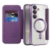 Techsuit - SmartMag Book Case - Samsung Galaxy S24 - Purple