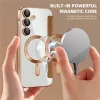 Techsuit - SmartMag kinyitható tok - Samsung Galaxy A35 5G - Barna