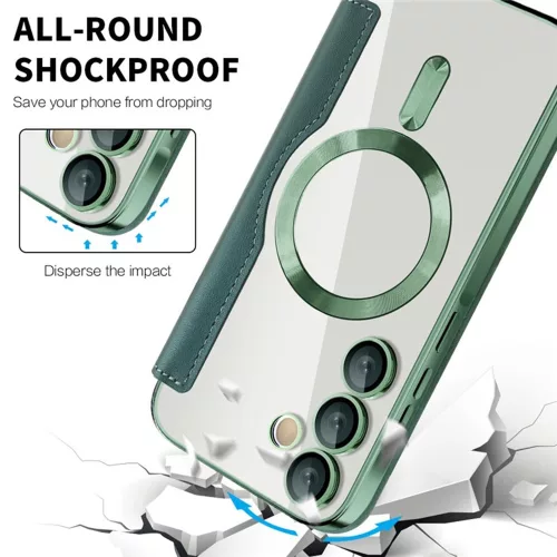 Techsuit - SmartMag Book Case - Samsung Galaxy A35 5G - Green