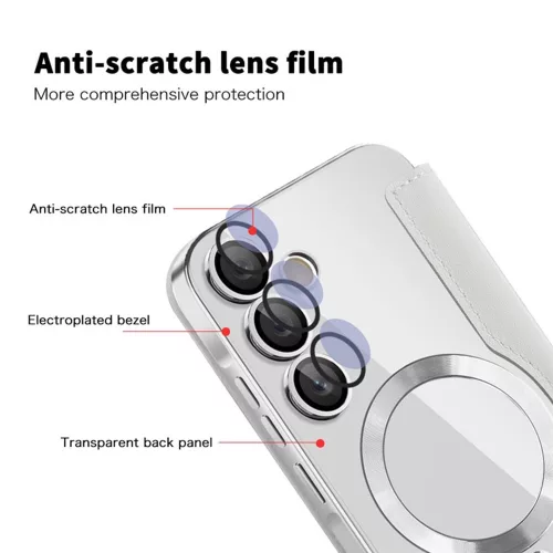 Techsuit - SmartMag kinyitható tok - Samsung Galaxy A35 5G - Szürke