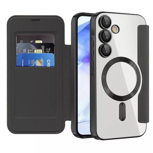 Techsuit - SmartMag Book Case - Samsung Galaxy A55 5G - Black