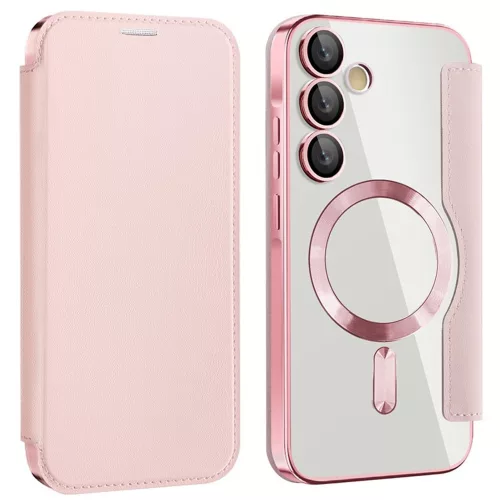 Techsuit - SmartMag Book Case - Samsung Galaxy A55 5G - Pink