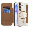 Techsuit - SmartMag Book Case - Samsung Galaxy A55 5G - Brown