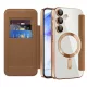 Techsuit - SmartMag Book Case - Samsung Galaxy A55 5G - Brown