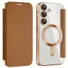 Techsuit - SmartMag Book Case - Samsung Galaxy A55 5G - Brown