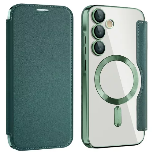Techsuit - SmartMag Book Case - Samsung Galaxy A55 5G - Green