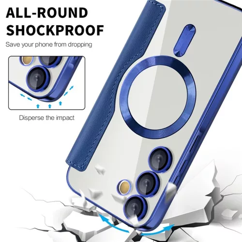 Techsuit - SmartMag Book Case - Samsung Galaxy A55 5G - Blue
