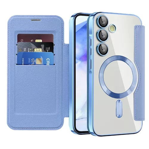 Techsuit - SmartMag Book Case - Samsung Galaxy A55 5G - Light Blue
