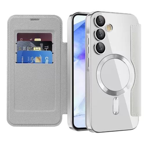 Techsuit - SmartMag Book Case - Samsung Galaxy A55 5G - Gray