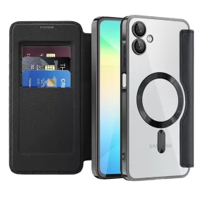   Techsuit - SmartMag kinyitható tok - Samsung Galaxy A06 4G - Fekete