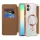 Techsuit - SmartMag kinyitható tok - Samsung Galaxy A06 4G - Barna