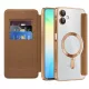 Techsuit - SmartMag kinyitható tok - Samsung Galaxy A06 4G - Barna