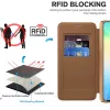 Techsuit - SmartMag kinyitható tok - Samsung Galaxy A06 4G - Barna