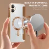 Techsuit - SmartMag kinyitható tok - Samsung Galaxy A06 4G - Barna