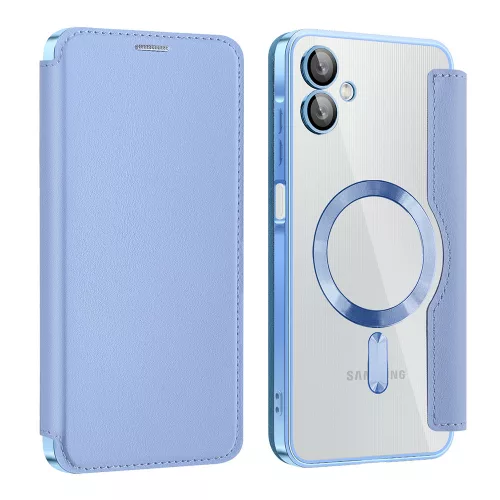 Techsuit - SmartMag kinyitható tok - Samsung Galaxy A06 4G - VIlágoskék