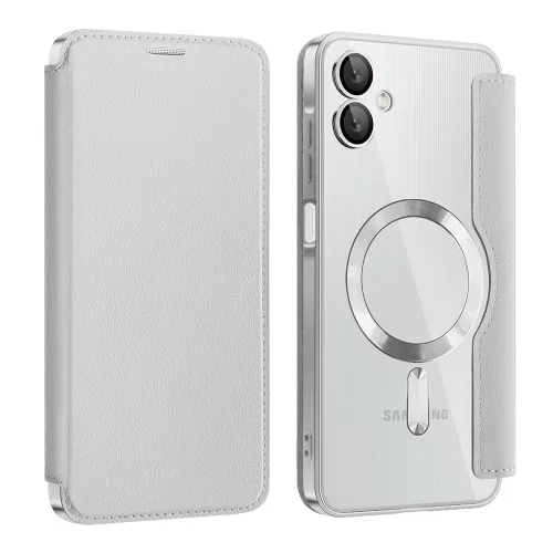 Techsuit - SmartMag kinyitható tok - Samsung Galaxy A06 4G - Szürke