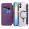 Techsuit - SmartMag kinyitható tok - Samsung Galaxy A06 - Lila