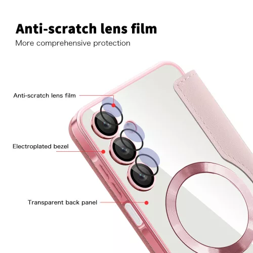 Techsuit - SmartMag Book Case - Samsung Galaxy A16 4G / A16 5G - Pink