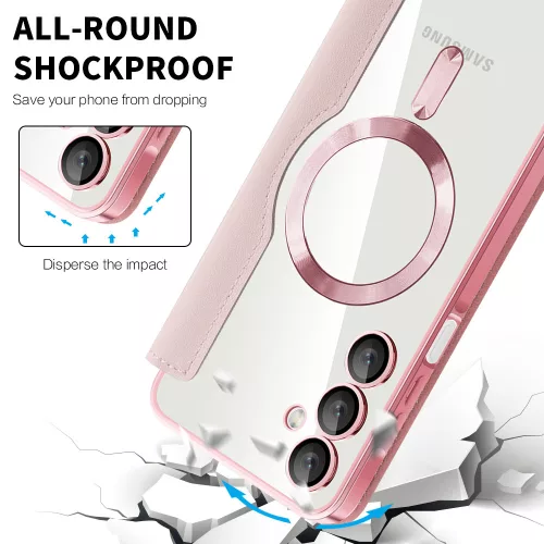 Techsuit - SmartMag Book Case - Samsung Galaxy A16 4G / A16 5G - Pink