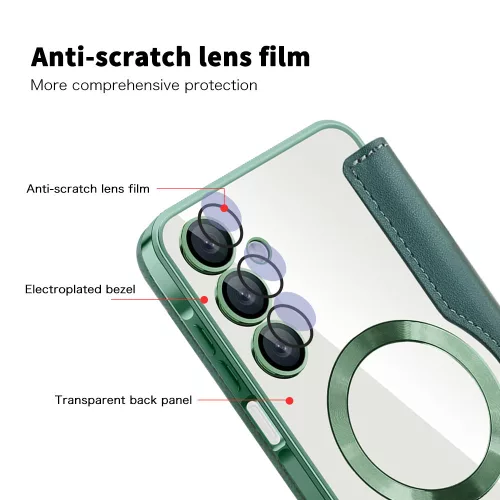 Techsuit - SmartMag Book Case - Samsung Galaxy A16 4G / A16 5G - Green