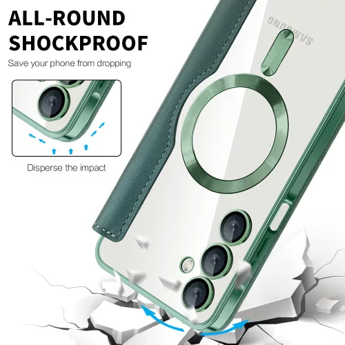 Techsuit - SmartMag Book Case - Samsung Galaxy A16 4G / A16 5G - Green
