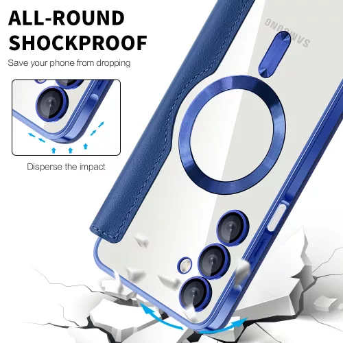 Techsuit - SmartMag Book Case - Samsung Galaxy A16 4G / A16 5G - Blue