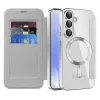 Techsuit - SmartMag Book Case - Samsung Galaxy S25 - Gray