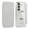 Techsuit - SmartMag Book Case - Samsung Galaxy S25 - Gray
