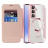 Techsuit - SmartMag Book Case - Samsung Galaxy S25 Plus - Pink