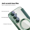 Techsuit - SmartMag kinyitható tok - Samsung Galaxy S25 Plus - Zöld