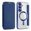 Techsuit - SmartMag kinyitható tok - Samsung Galaxy S25 Plus - Kék