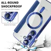 Techsuit - SmartMag kinyitható tok - Samsung Galaxy S25 Plus - Kék