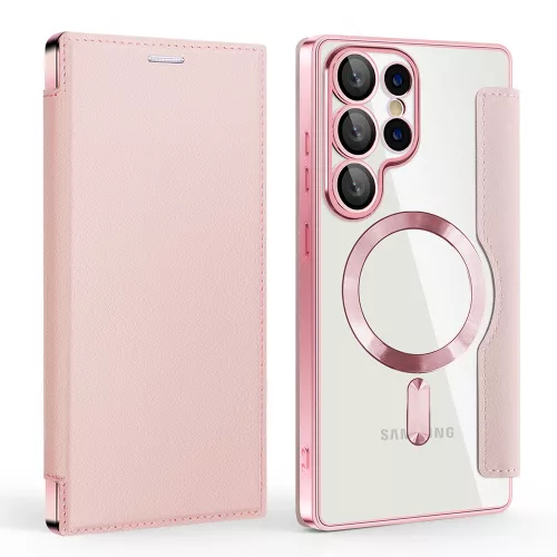 Techsuit - SmartMag Book Case - Samsung Galaxy S25 Ultra - Pink