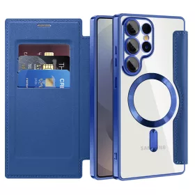   Techsuit - SmartMag Book Case - Samsung Galaxy S25 Ultra - Blue