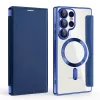 Techsuit - SmartMag Book Case - Samsung Galaxy S25 Ultra - Blue