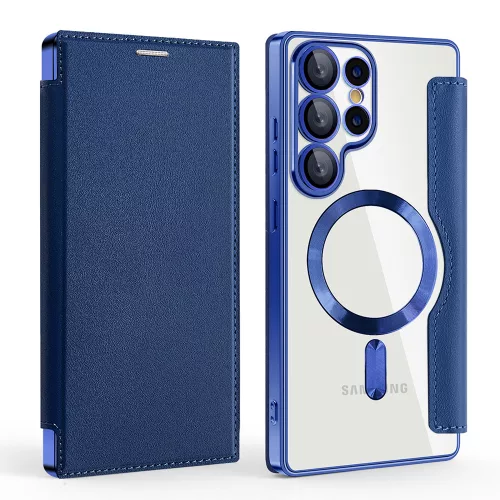 Techsuit - SmartMag Book Case - Samsung Galaxy S25 Ultra - Blue