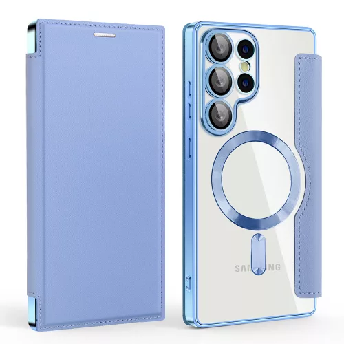 Techsuit - SmartMag Book Case - Samsung Galaxy S25 Ultra - Light Blue
