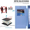 Techsuit - SmartMag Book Case - Samsung Galaxy S25 Ultra - Light Blue