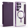 Techsuit - SmartMag Book Case - Samsung Galaxy S25 Ultra - Purple